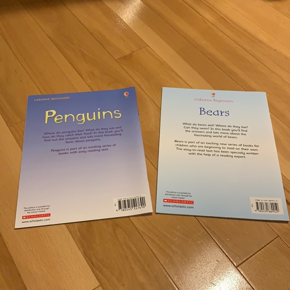 ✏️🆓 FREE with $20 purchase - 2 Scholastic Animal books - Penguins & Bears - Picture 2 of 9